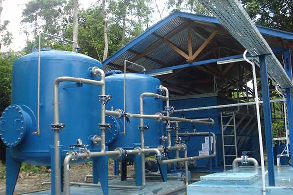 Clean water treatment plant